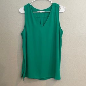 Dressy Green Tank Blouse
